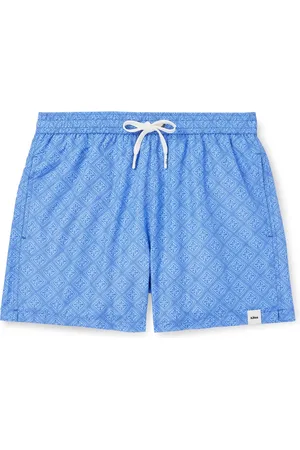 ALTEA Straight-Leg Printed Swim Shorts