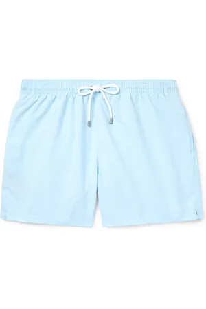 Ralph Lauren Straight-Leg Mid-Length Logo-Embroidered Swim Shorts