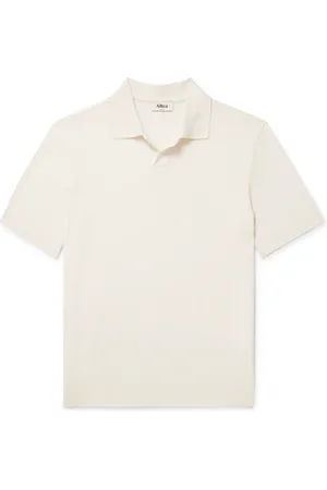 ALTEA Lyocell and Cotton-Blend Jersey Polo Shirt