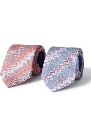 Missoni Set of Two 7cm Silk-Jacquard Ties