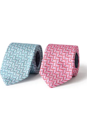 Missoni Set of Two 7cm Embroidered Silk-Jacquard Ties