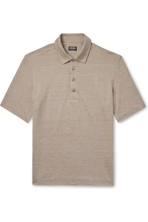 Ermenegildo Zegna Linen Polo Shirt