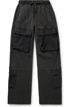 Entire Studios Utility Straight-Leg Enzyme-Washed Organic Cotton-Jersey Sweatpants