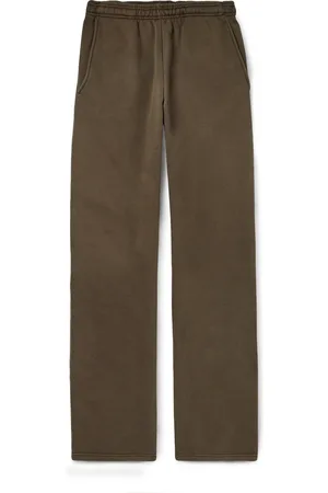 Entire Studios Straight-Leg Enzyme-Washed Cotton-Jersey Sweatpants