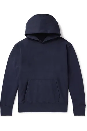 Les Tien Garment-Dyed Cotton-Jersey Hoodie