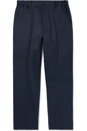 Moncler Tapered Cotton-Blend Gabardine Trousers