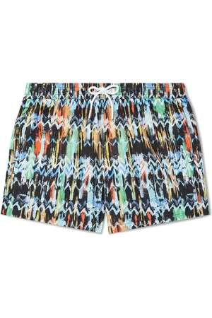 Missoni Straight-Leg Mid-Length Printed Swim Shorts