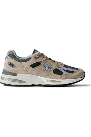 New Balance 991v2 Suede, Leather and Mesh Sneakers