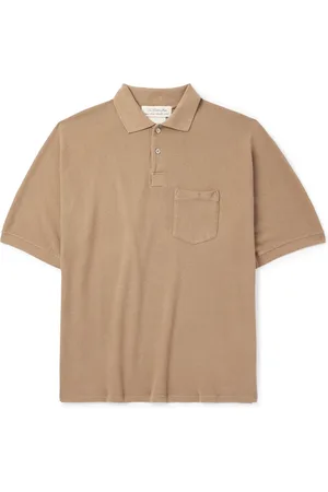 REMI RELIEF Cotton-Piqué Polo Shirt