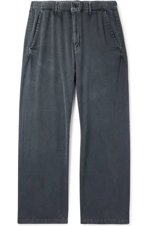 REMI RELIEF Straight-Leg Cotton-Twill Trousers