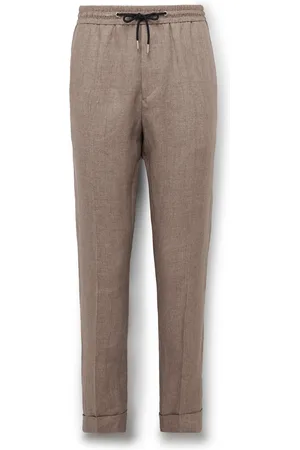 Paul Smith Tapered Linen Drawstring Trousers