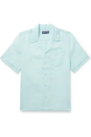 Vilebrequin Charli Camp-Collar Linen Shirt