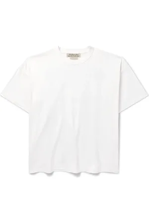 REMI RELIEF Belts Printed Cotton-Jersey T-Shirt