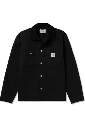 Carhartt Michigan Corduroy-Trimmed Organic Cotton-Canvas Chore Jacket