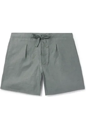 Stoffa Straight-Leg Linen Drawstring Shorts