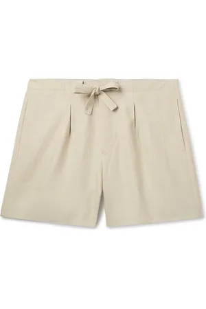 Stoffa Straight-Leg Linen Drawstring Shorts