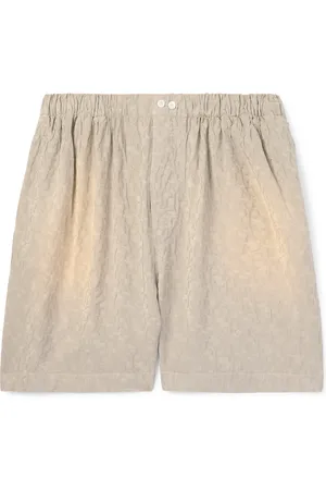 Acne Studios Ruxer Straight-Leg Logo-Jacquard Shorts