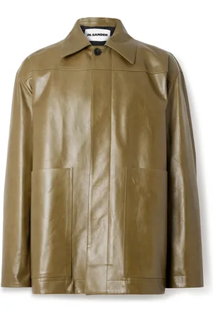 Jil Sander Oversized Leather Jacket