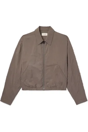LEMAIRE Cropped Lyocell-Blend Blouson Jacket