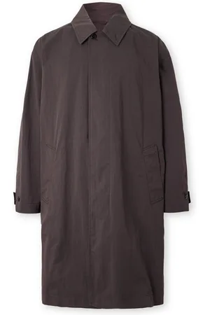 LEMAIRE Oversized Crinkled Cotton-Blend Car Coat