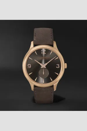 Chopard L.U.C XPS Automatic 40mm 18-Karat Rose Gold and Nubuck Watch, Ref. No. 161948-5003