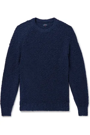 Noah NYC Cotton-Blend Bouclé Sweater