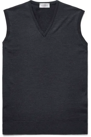 JOHN SMEDLEY Hadfield Slim-Fit Merino Wool Sweater Vest