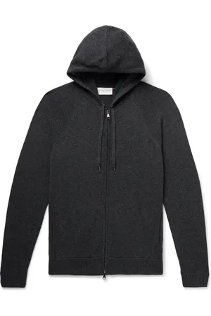 DEREK ROSE Finley Cashmere Zip-Up Hoodie