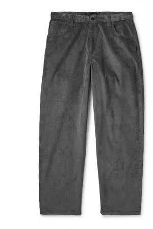 Noah NYC Straight-Leg Cotton-Corduroy Trousers