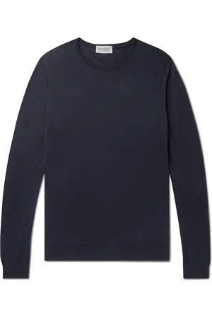 JOHN SMEDLEY Hatfield Slim-Fit Sea Island Cotton Sweater