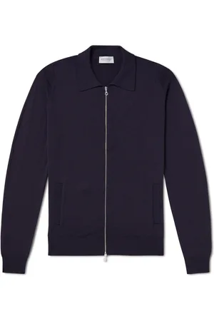 JOHN SMEDLEY Alston Slim-Fit Merino Wool Zip-Up Cardigan
