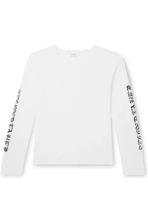 Second/Layer Ribbed Printed Cotton-Jersey T-Shirt