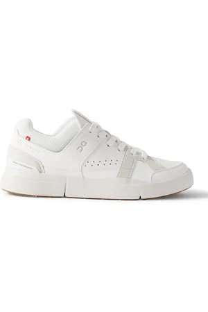 On Running Roger Federer The Roger Clubhouse Faux Leather, Mesh and Faux Suede Sneakers
