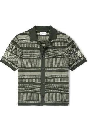 Mr P. Striped Organic Cotton Shirt
