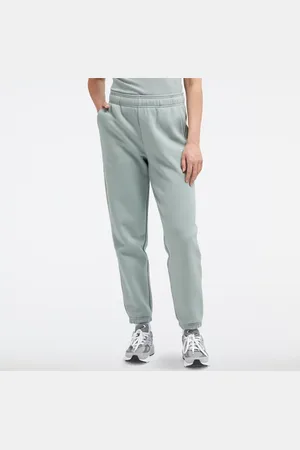 New Balance Mulheres Linear Heritage Brushed Back Fleece Sweatpant em , Tamanho L