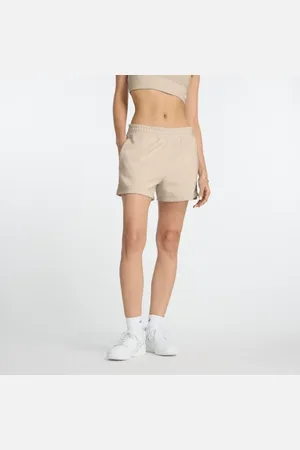 New Balance Mulheres Linear Heritage French Terry Short em , Tamanho L