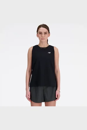 New Balance Mulheres Sport Essentials Heathertech Tank em , Poly Knit