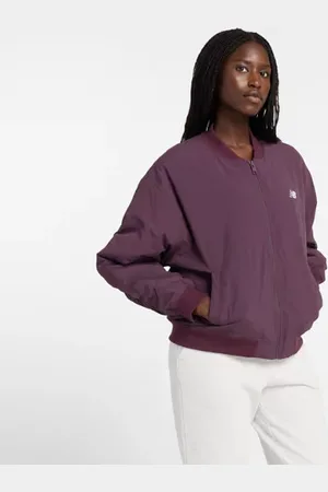 New Balance Mulheres Graphic Woven Bomber Jacket em , Tamanho M