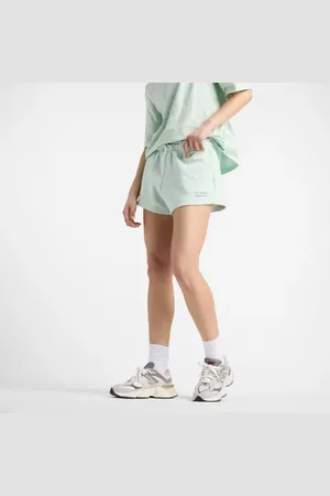 New Balance Mulheres Linear Fleece Short em , Tamanho M