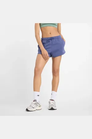 New Balance Mulheres Linear Fleece Short em , Tamanho L
