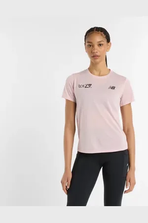 New Balance Mulheres London Edition Athletics T-Shirt em , Poly Knit