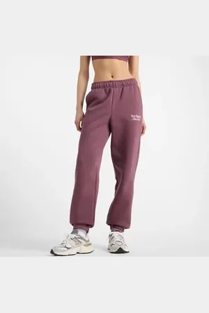 New Balance Mulheres Linear Fleece Jogger em , Tamanho L