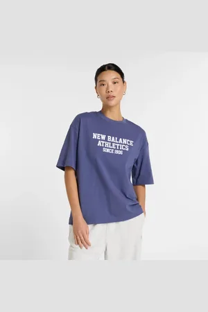 New Balance Mulheres Athletics Varsity Oversized T-Shirt em , Tamanho L