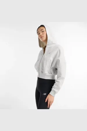 New Balance Mulheres French Terry Full Zip em , Tamanho L