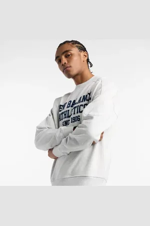 New Balance Homens Varsity French Terry Graphic Crew em , Tamanho 2XL
