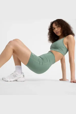 New Balance Mulheres Script High Rise Short em , Tamanho L