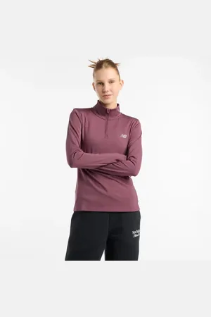 New Balance Mulheres Script Quarter Zip em , Tamanho L