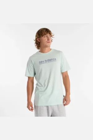 New Balance Homens Heathertech Athletic Gear T-Shirt em , Tamanho 2XL