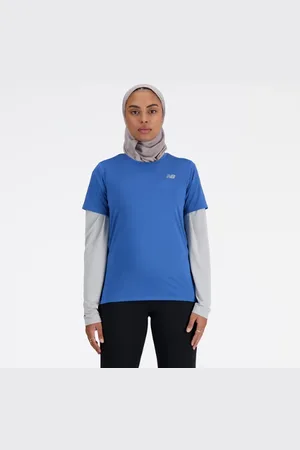 New Balance Mulheres Sports Essentials T-Shirt em , Poly Knit