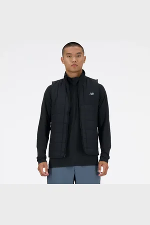 New Balance Homens Athletics Heat Layer Vest em , Poly Knit